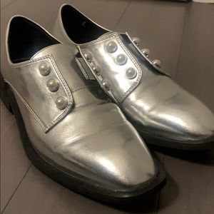 Silver shoes